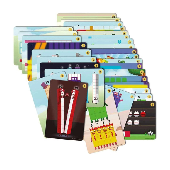 Learning Resources Number blocks MathLink Cubes 11-20 Activity Set - Picture 3 of 6